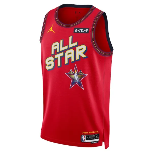 Camiseta Giannis Antetokounmpo All Star 2025 Rojo Swingman para Hombre