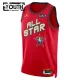 Camiseta Giannis Antetokounmpo All Star 2025 Rojo Swingman para Niño