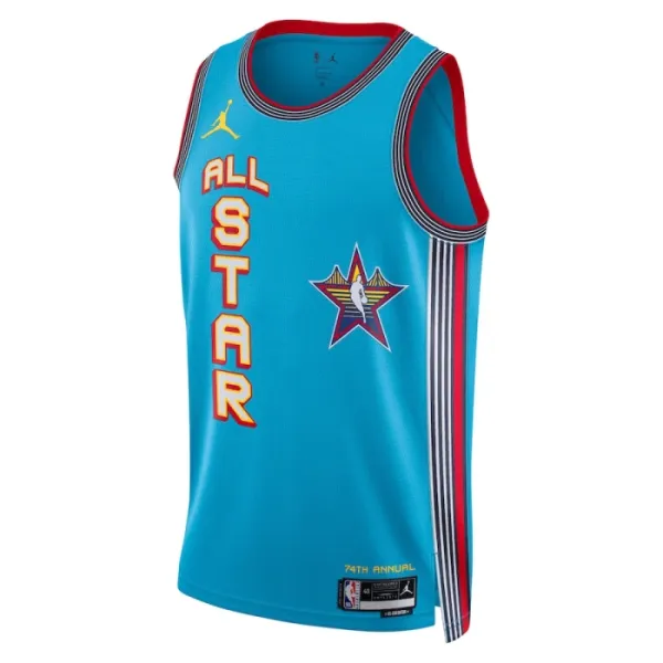 Camiseta Kevin Durant All Star 2025 Azul Swingman para Hombre