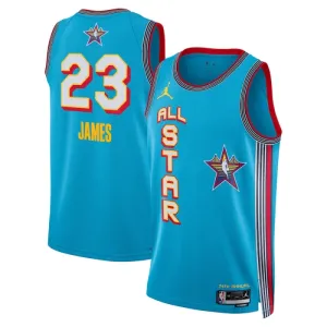 Camiseta Lebron James All Star 2025 Azul Swingman para Hombre Camiseta Lebron James All Star 2025 Azul Swingman para Hombre