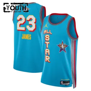 Camiseta Lebron James All Star 2025 Azul Swingman para Niño Camiseta Lebron James All Star 2025 Azul Swingman para Niño