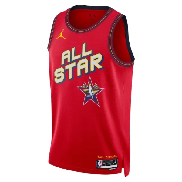 Camiseta Nikola Jokic All Star 2025 Rojo Swingman para Hombre