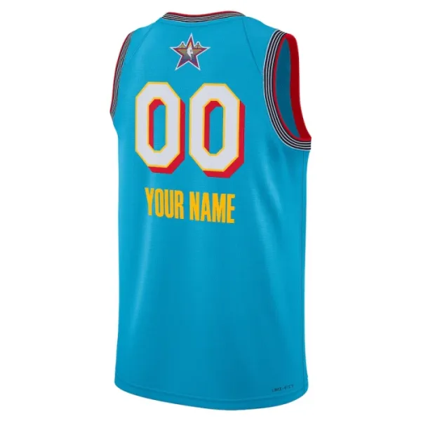 Camiseta Personalizada All Star 2025 Azul Swingman para Hombre