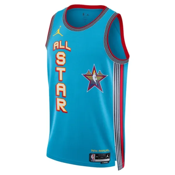Camiseta Personalizada All Star 2025 Azul Swingman para Hombre