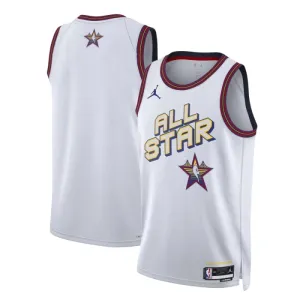Camiseta Personalizada All Star 2025 Blanco Swingman para Hombre Camiseta Personalizada All Star 2025 Blanco Swingman para Hombre