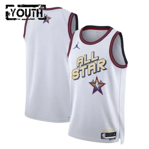 Camiseta Personalizada All Star 2025 Blanco Swingman para Niño Camiseta Personalizada All Star 2025 Blanco Swingman para Niño
