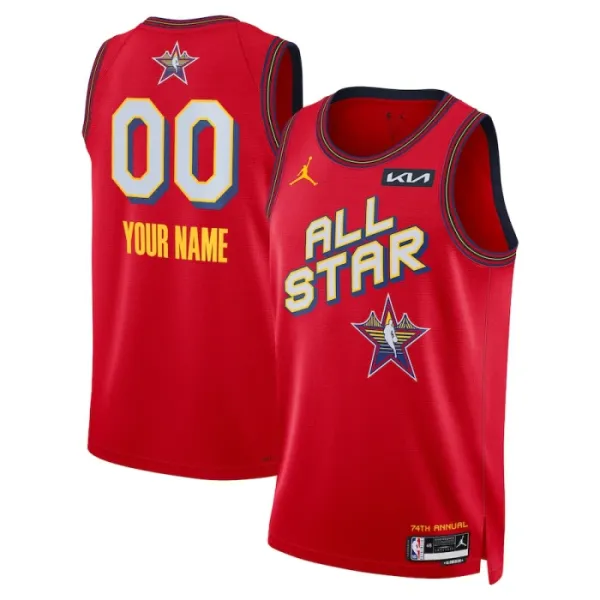 Camiseta Personalizada All Star 2025 Rojo Swingman para Hombre
