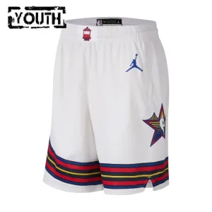 Pantalones All Star 2025 Blanco Swingman para Niño Pantalones All Star 2025 Blanco Swingman para Niño