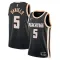 Camiseta Atlanta Hawks Dyson Daniels City Edition 2025-26 Negro Swingman para Hombre
