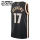 Camiseta Atlanta Hawks Onyeka Okongwu City Edition 2025-26 Negro Swingman para Niño