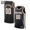 Camiseta Atlanta Hawks Personalizada City Edition 2025-26 Negro Swingman para Niño