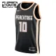 Camiseta Atlanta Hawks Zaccharie Risacher City Edition 2025-26 Negro Swingman para Niño