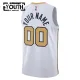 Camiseta Boston Celtics Personalizada City Edition 2025-26 Blanco Swingman para Niño