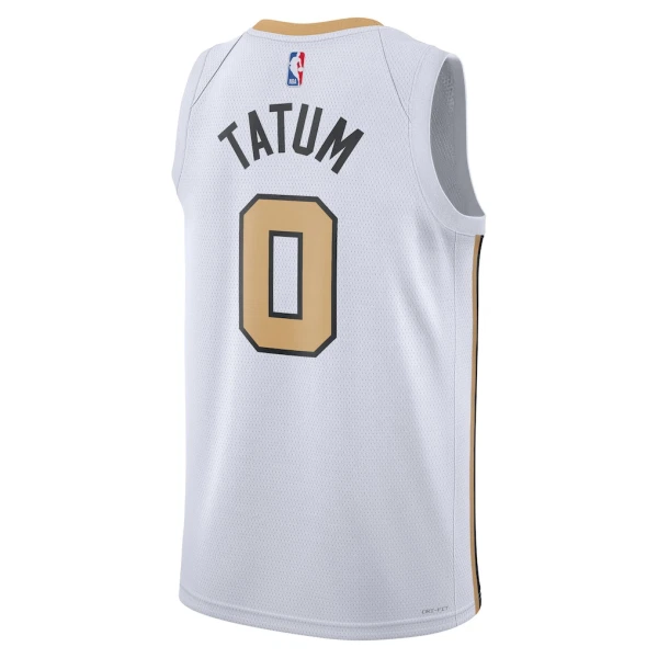 Camiseta Boston Celtics Tatum City Edition 2025-26 Blanco Swingman para Hombre