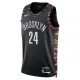 Camiseta Brooklyn Nets Cam Thomas City Edition 2025-26 Negro Swingman para Hombre