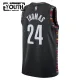 Camiseta Brooklyn Nets Cam Thomas City Edition 2025-26 Negro Swingman para Niño