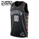 Camiseta Brooklyn Nets Personalizada City Edition 2025-26 Negro Swingman para Niño