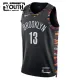 Camiseta Brooklyn Nets Tyrese Martin City Edition 2025-26 Negro Swingman para Niño