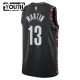 Camiseta Brooklyn Nets Tyrese Martin City Edition 2025-26 Negro Swingman para Niño