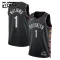 Camiseta Brooklyn Nets Ziaire Williams City Edition 2025-26 Negro Swingman para Niño