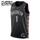 Camiseta Brooklyn Nets Ziaire Williams City Edition 2025-26 Negro Swingman para Niño