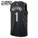 Camiseta Brooklyn Nets Ziaire Williams City Edition 2025-26 Negro Swingman para Niño