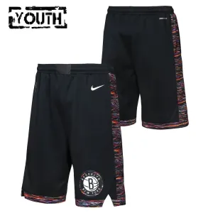 Pantalones Brooklyn Nets City Edition 2025-26 Swingman para Niño Pantalones Brooklyn Nets City Edition 2025-26 Swingman para Niño