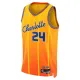 Camiseta Charlotte Hornets Brandon Miller City Edition 2025-26 Oro Swingman para Hombre