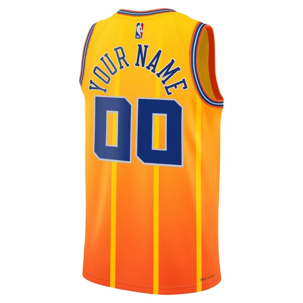 Camiseta Charlotte Hornets Personalizada City Edition 2025-26 Oro Swingman para Hombre