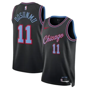 Camiseta Chicago Bulls Ayo Dosunmu City Edition 2025-26 Negro Swingman para Hombre Camiseta Chicago Bulls Ayo Dosunmu City Edition 2025-26 Negro Swingman para Hombre