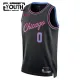 Camiseta Chicago Bulls Coby Black City Edition 2025-26 Negro Swingman para Niño