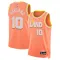 Camiseta Cleveland Cavaliers Darius Garland City Edition 2025-26 Naranja Swingman para Hombre