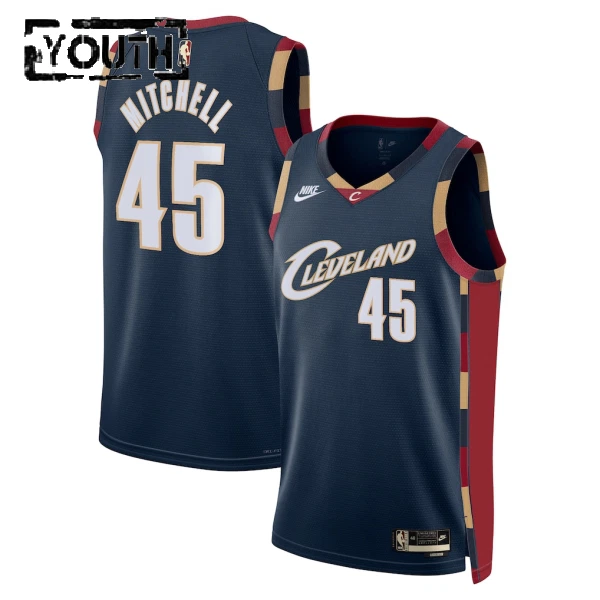 Camiseta Cleveland Cavaliers Donovan Mitchell Classic Edition 2025-26 Swingman para Niño Camiseta Cleveland Cavaliers Donovan Mitchell Classic Edition 2025-26 Swingman para Niño