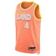 Camiseta Cleveland Cavaliers Evan Mobley City Edition 2025-26 Naranja Swingman para Hombre