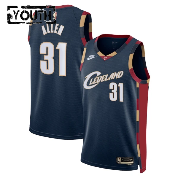 Camiseta Cleveland Cavaliers Jarrett Allen Classic Edition 2025-26 Swingman para Niño Camiseta Cleveland Cavaliers Jarrett Allen Classic Edition 2025-26 Swingman para Niño