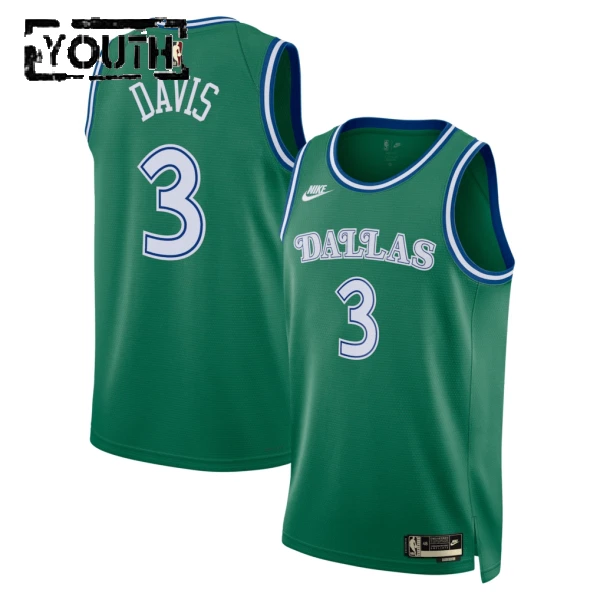Camiseta Dallas Mavericks Anthony Davis Classic Edition 2025-26 Verde Swingman para Niño Camiseta Dallas Mavericks Anthony Davis Classic Edition 2025-26 Verde Swingman para Niño