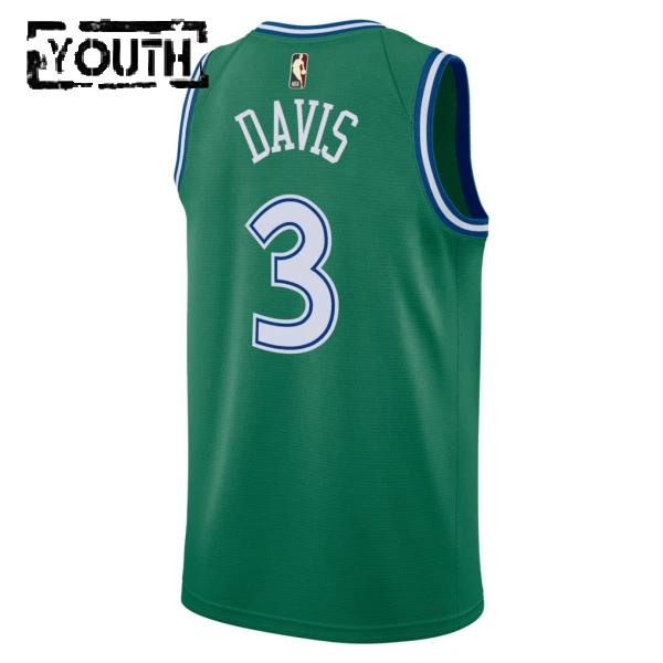 Camiseta Dallas Mavericks Anthony Davis Classic Edition 2025-26 Verde Swingman para Niño