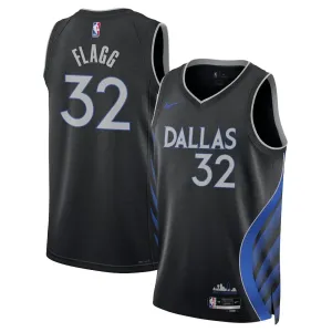 Camiseta Dallas Mavericks Cooper Flagg City Edition 2025-26 Negro Swingman para Hombre