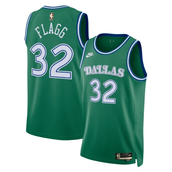 Camiseta Dallas Mavericks Cooper Flagg Classic Edition 2025-26 Verde Swingman para Hombre