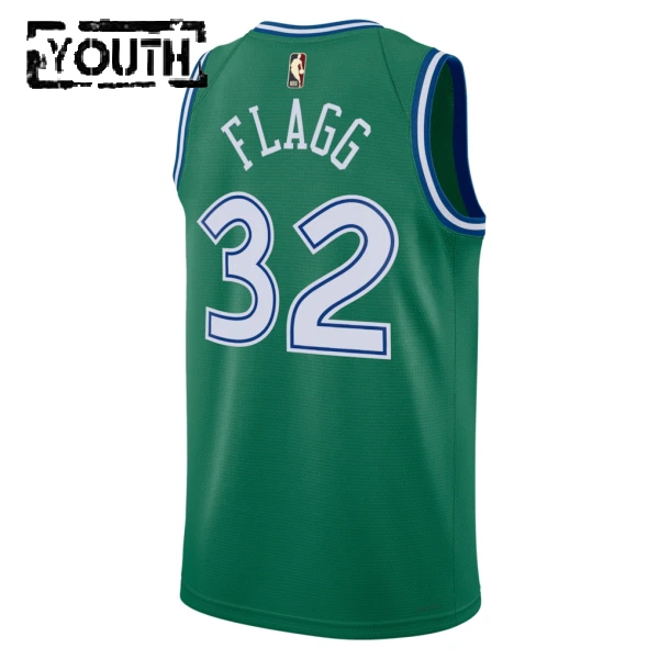 Camiseta Dallas Mavericks Cooper Flagg Classic Edition 2025-26 Verde Swingman para Niño
