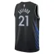 Camiseta Dallas Mavericks Daniel Gafford City Edition 2025-26 Negro Swingman para Hombre