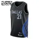 Camiseta Dallas Mavericks Daniel Gafford City Edition 2025-26 Negro Swingman para Niño