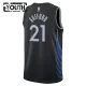 Camiseta Dallas Mavericks Daniel Gafford City Edition 2025-26 Negro Swingman para Niño