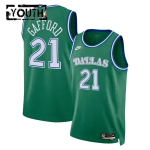 Camiseta Dallas Mavericks Daniel Gafford Classic Edition 2025-26 Verde Swingman para Niño Camiseta Dallas Mavericks Daniel Gafford Classic Edition 2025-26 Verde Swingman para Niño