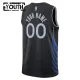 Camiseta Dallas Mavericks Personalizada City Edition 2025-26 Negro Swingman para Niño