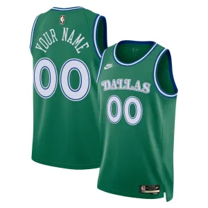 Camiseta Dallas Mavericks Personalizada Classic Edition 2025-26 Verde Swingman para Hombre Camiseta Dallas Mavericks Personalizada Classic Edition 2025-26 Verde Swingman para Hombre