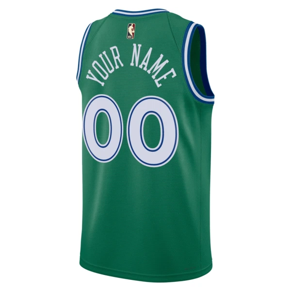Camiseta Dallas Mavericks Personalizada Classic Edition 2025-26 Verde Swingman para Hombre