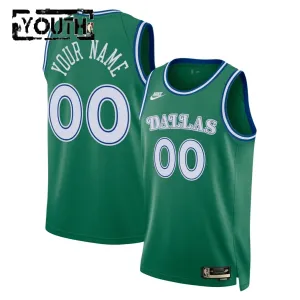 Camiseta Dallas Mavericks Personalizada Classic Edition 2025-26 Verde Swingman para Niño Camiseta Dallas Mavericks Personalizada Classic Edition 2025-26 Verde Swingman para Niño