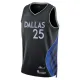 Camiseta Dallas Mavericks Washington JR City Edition 2025-26 Negro Swingman para Hombre