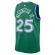 Camiseta Dallas Mavericks Washington JR Classic Edition 2025-26 Verde Swingman para Hombre